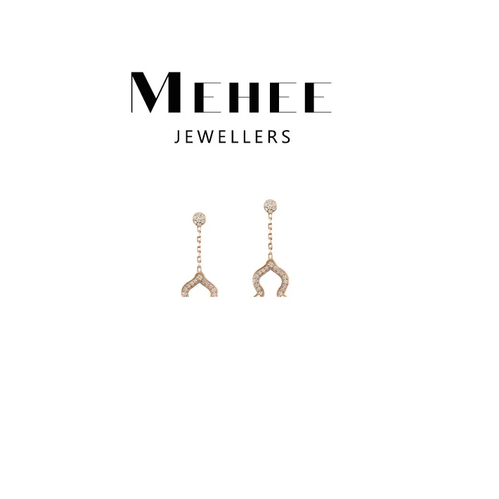 合金耳饰 米禾高级定制  【V金】镂空葫芦耳环e336