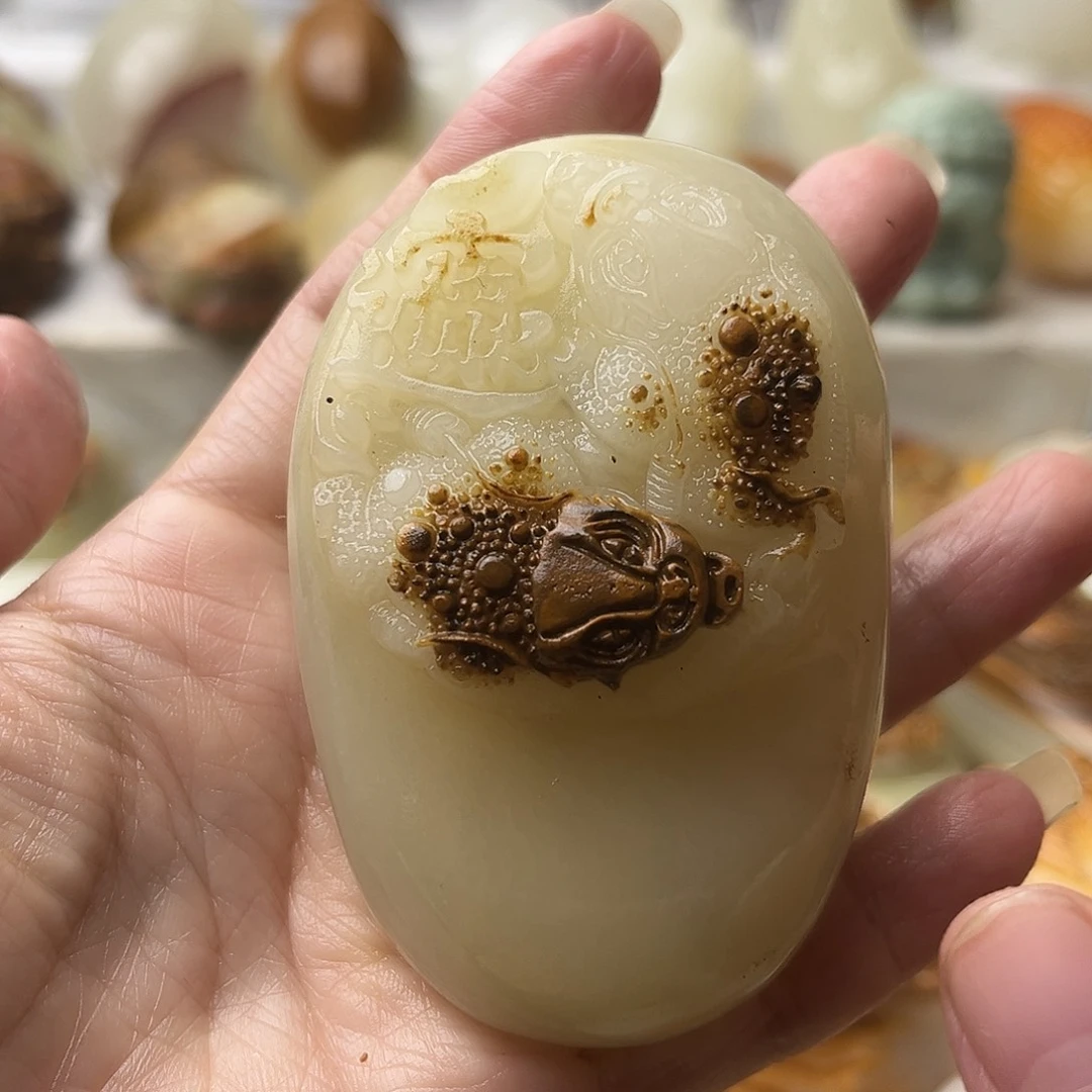 石材古青石不退换金蟾