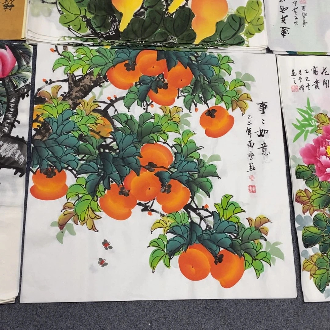 国画尺寸70✖️70斗方绘画