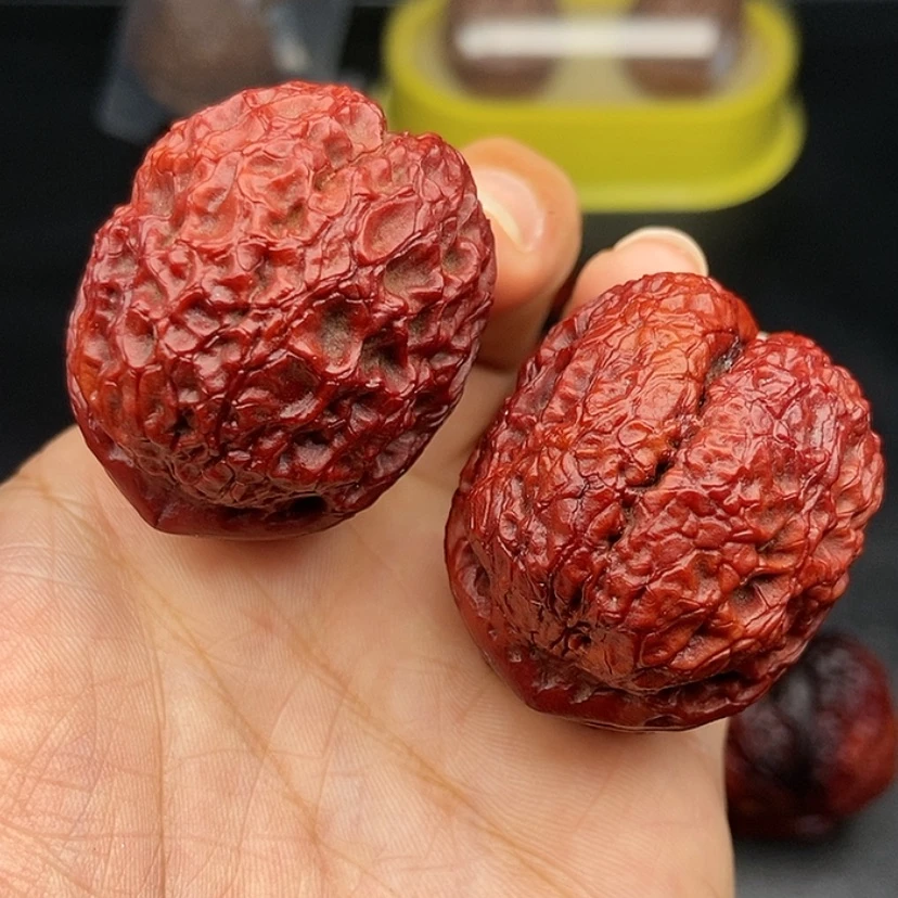 【闪购商品】把件文玩核桃40尺金蟒元宝