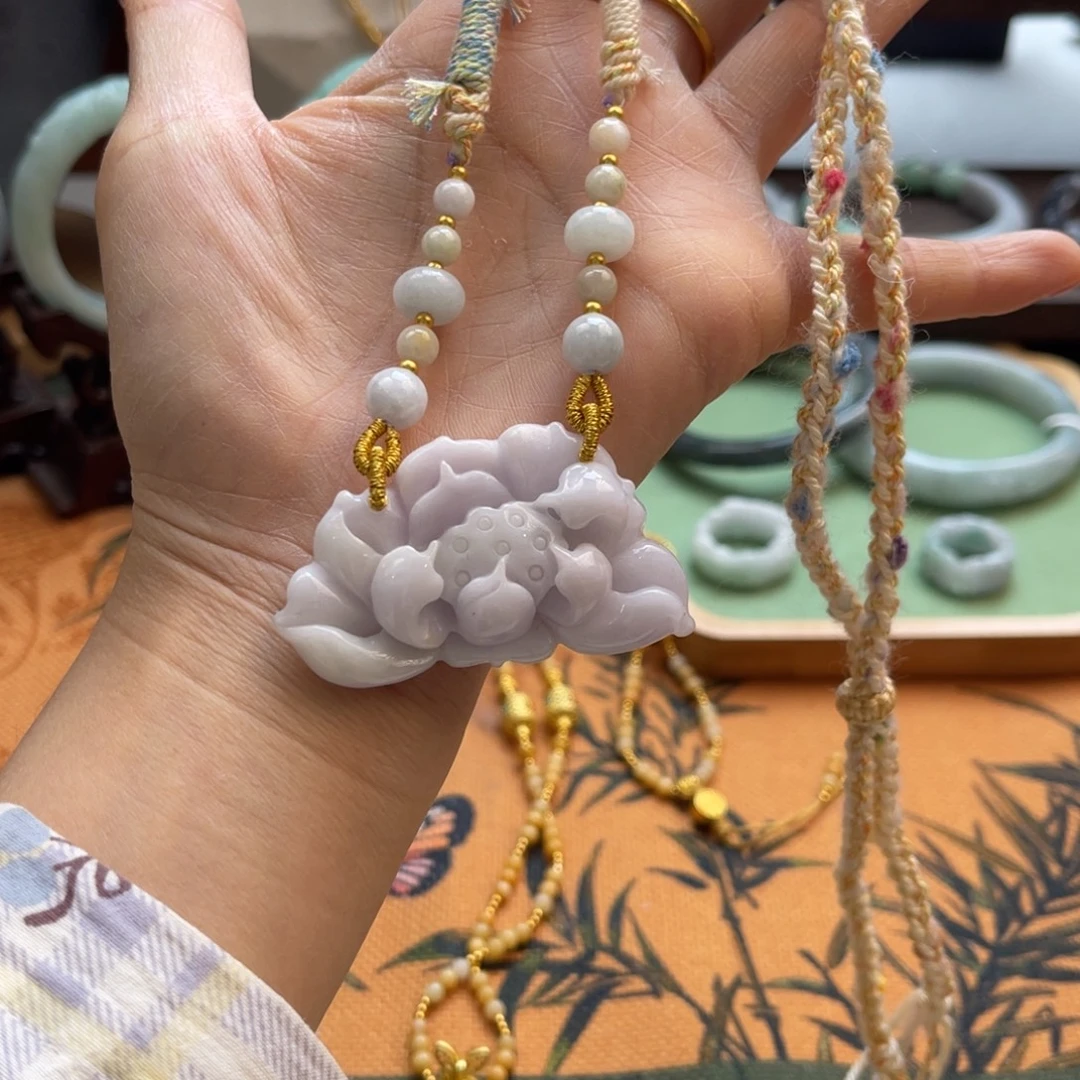 翡翠未镶嵌手链项链