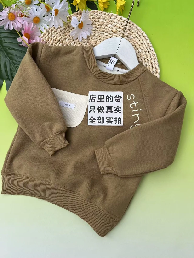 B155童装店断码清仓昌乐壹号童仓春秋长袖男女童卫衣牛仔卫裤外套