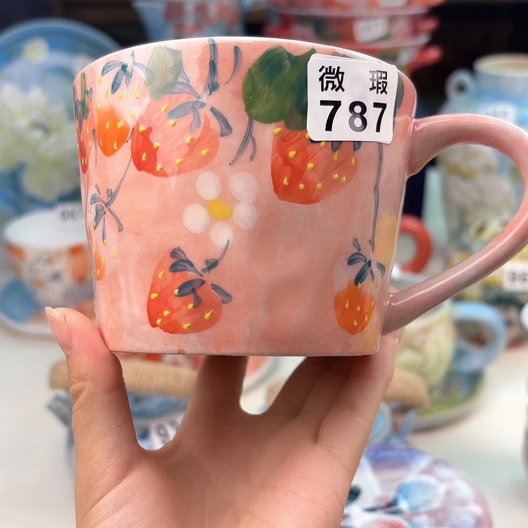 景德镇手绘高温釉下彩陶瓷茶具