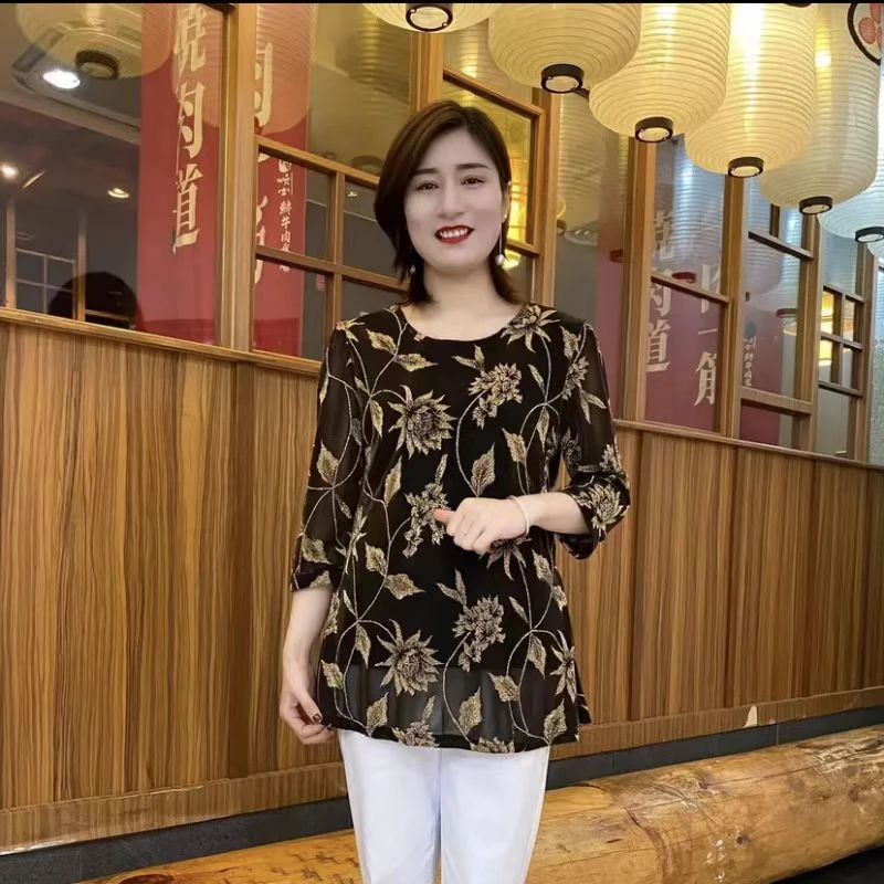 【T恤】秋冬季高档新款上衣设计感时装女装服装5025[ZLYG]Q