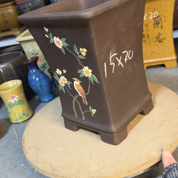 花盆紫砂紫砂花盆