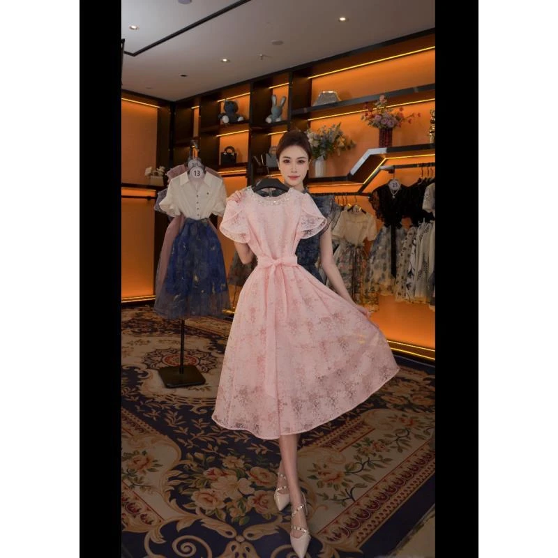 【G】夏季优雅百搭时尚显瘦气质连衣裙 GS-57065