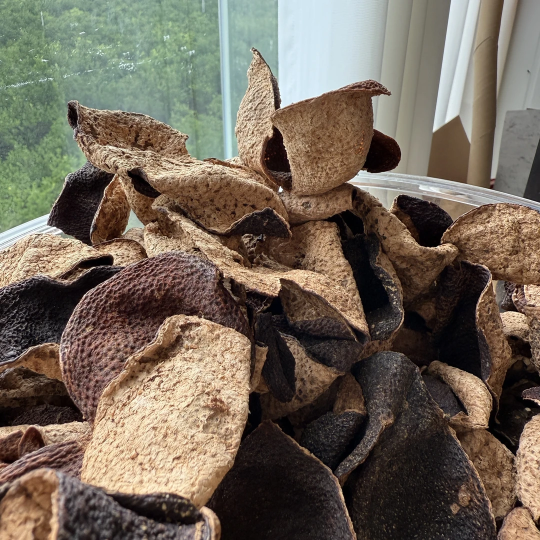 【大仪姐嫁妆皮】2006梅江赛口围大红老皮生晒干仓存储