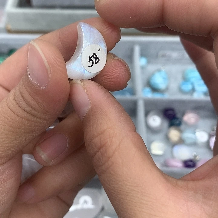 水晶珠宝半成品银S925镶嵌