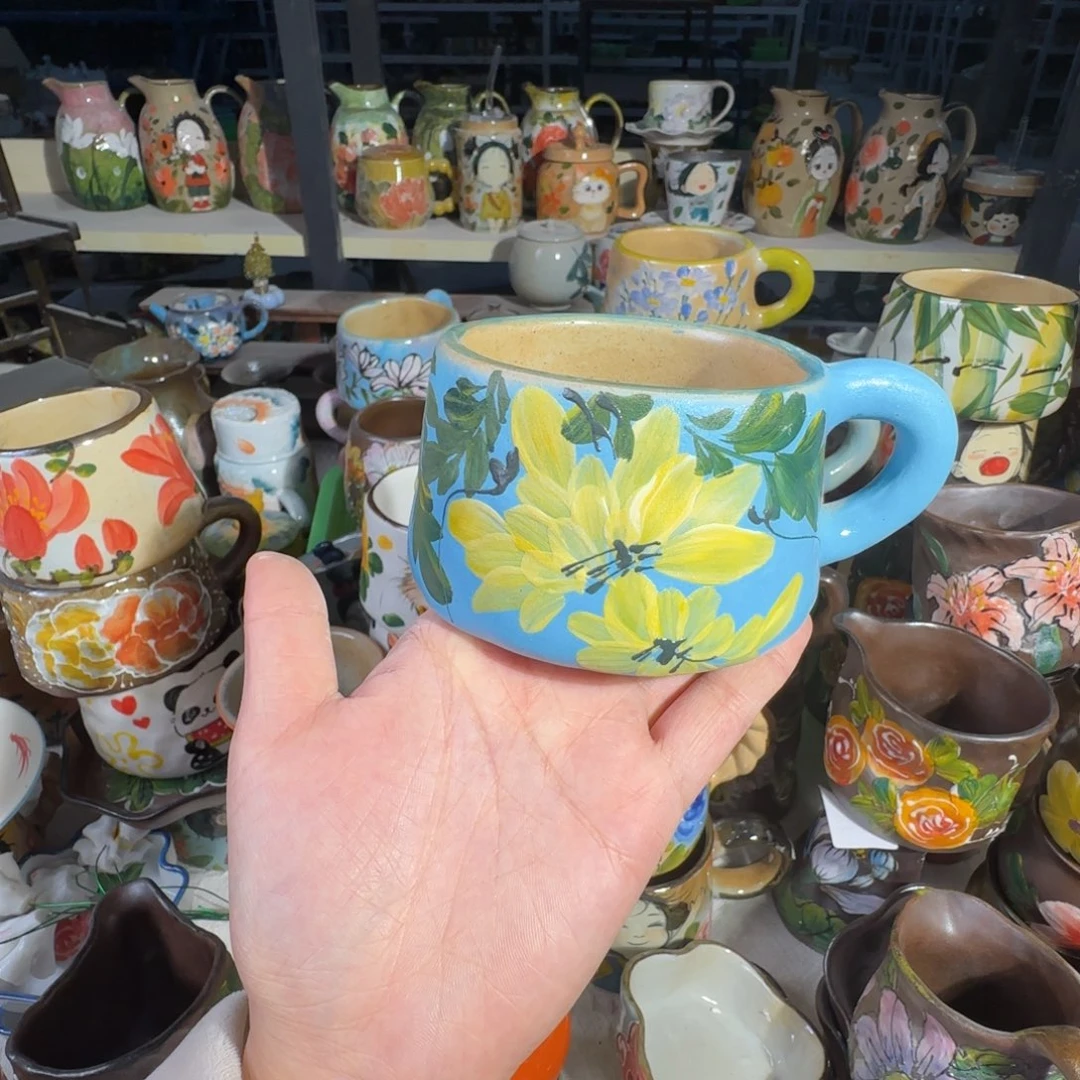 景德镇手工陶瓷釉下彩紫砂正品29