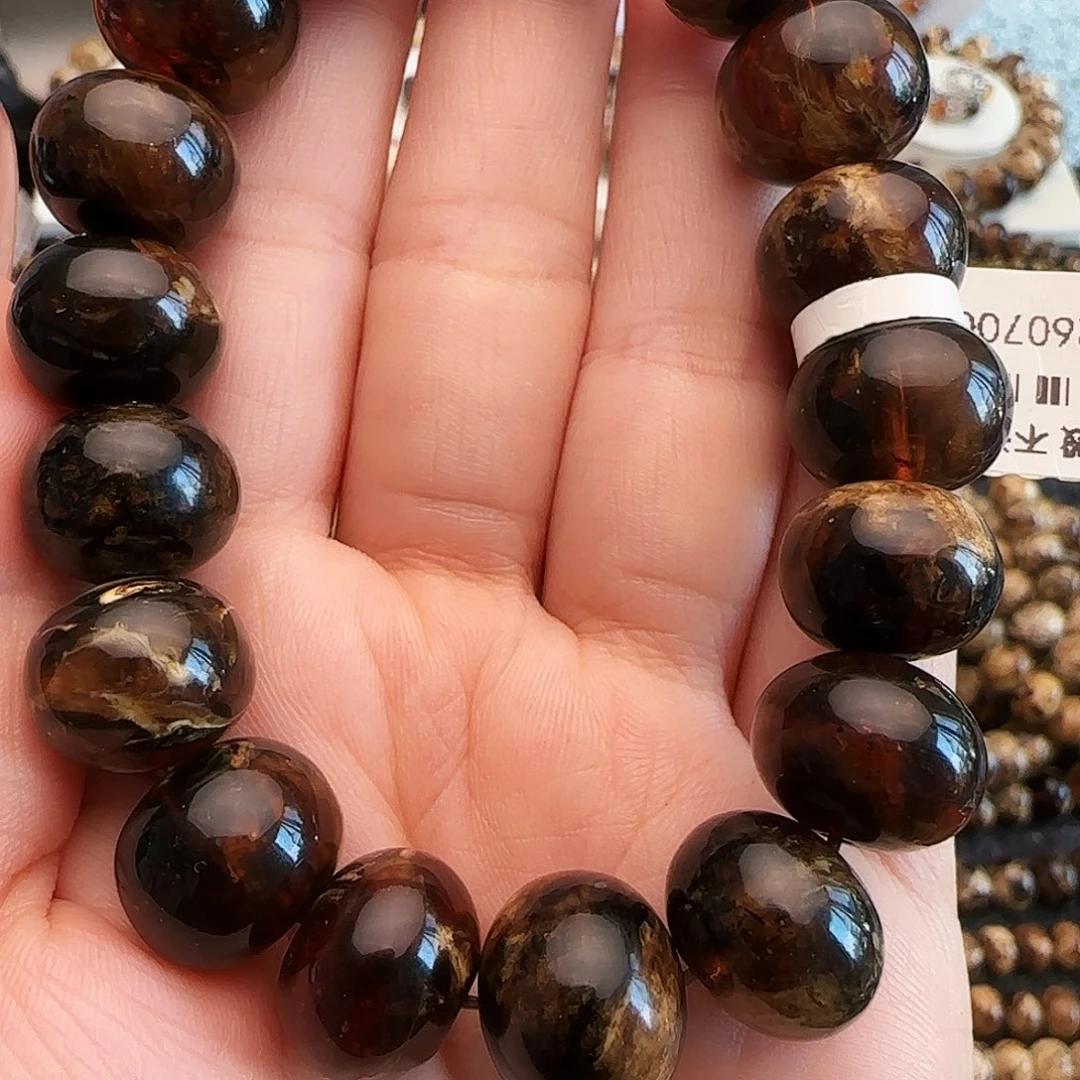 琥珀未镶嵌手链抚顺琥珀