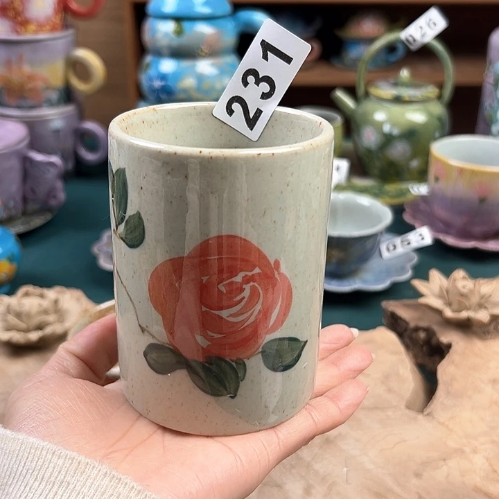 杯景德镇陶瓷手绘作品231