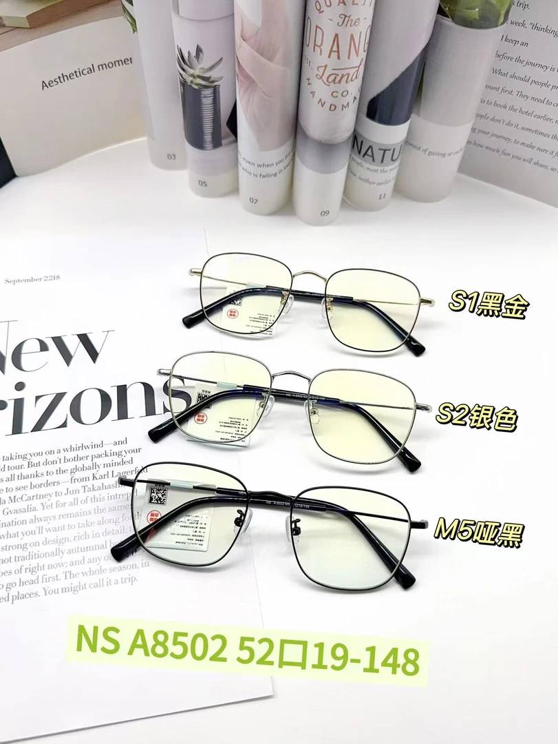 newste复古防蓝光眼镜架1.0-120