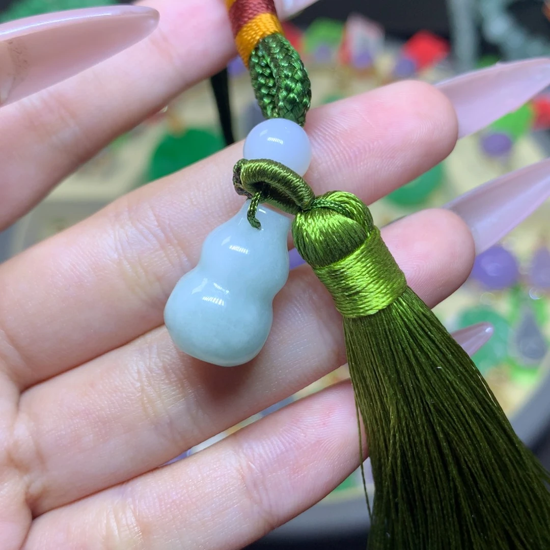 翡翠未镶嵌颈饰天然