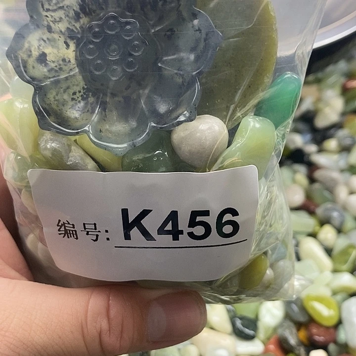 岫玉鱼缸石未镶嵌