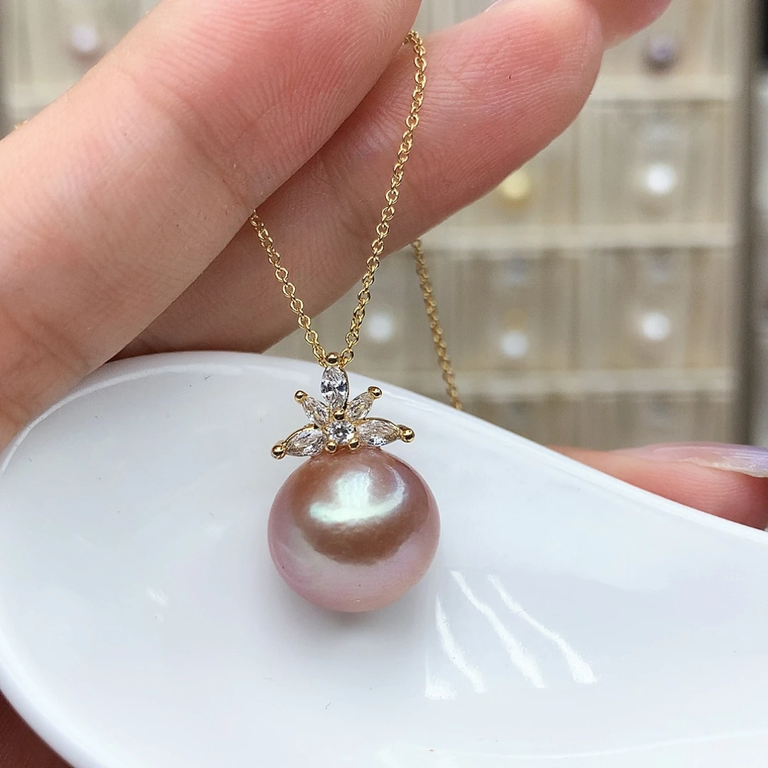 合金颈饰淡水珍珠