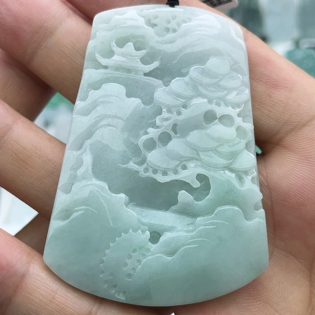 颈饰未镶嵌翡翠翡翠