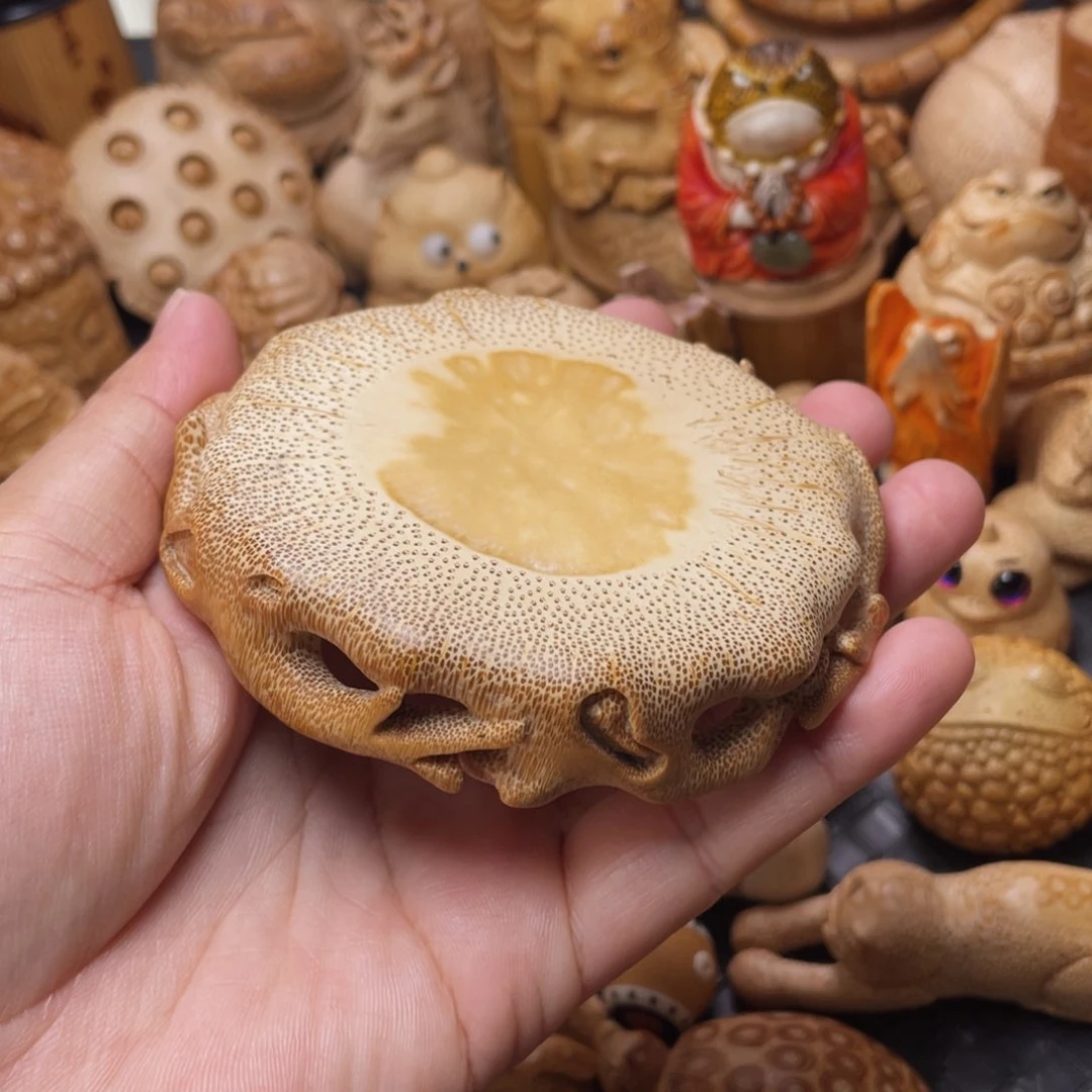 竹好玩的竹角竹竿底座