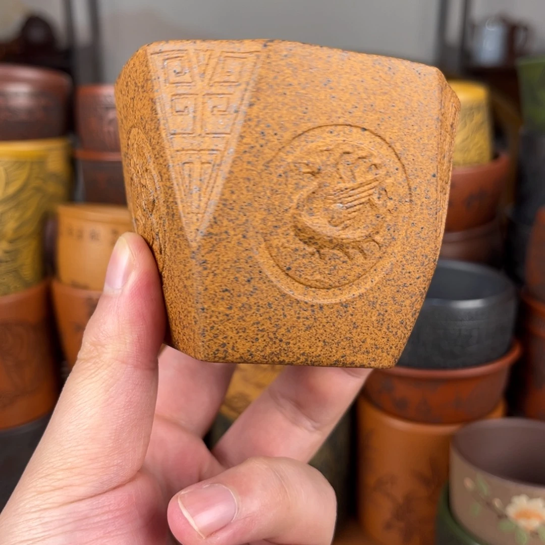 茶杯紫砂紫砂主人杯 手工制作