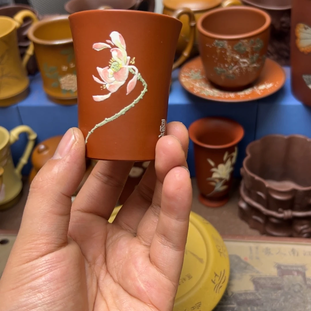 紫砂茶杯紫砂主人杯100cc