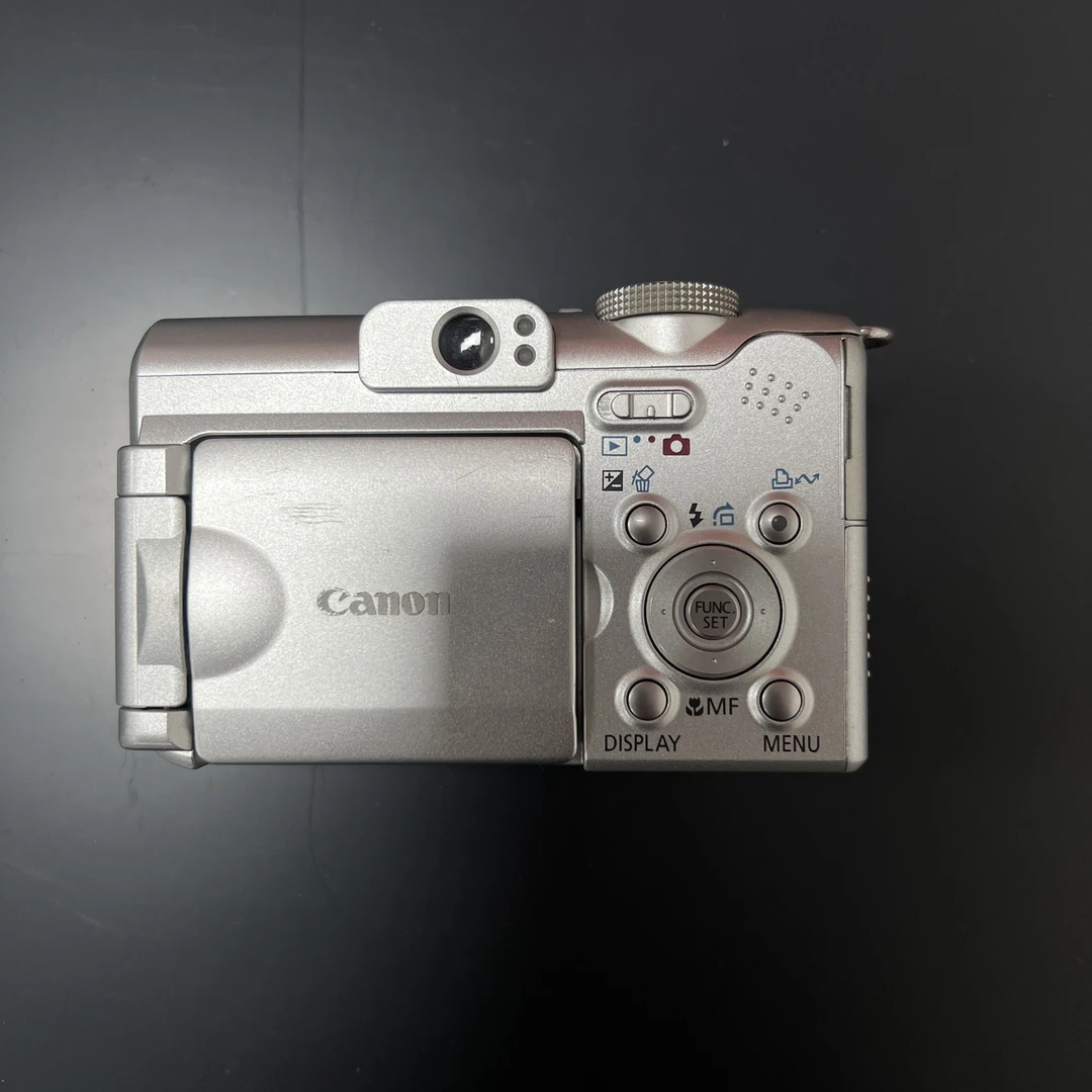 9新 Canon/佳能 A610 翻转屏 自拍屏相机银色复古