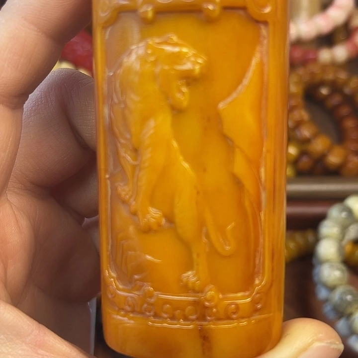 无***4牛骨手串/手链驼骨手把件老虎