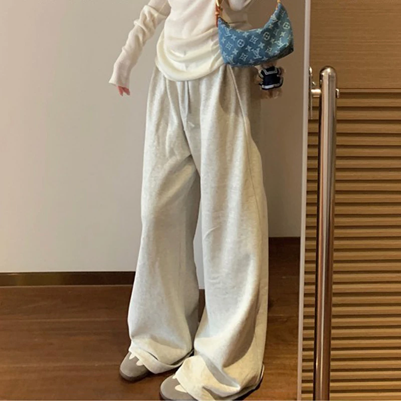 痞帅炸街风女装2025秋季抽绳卫裤女宽松运动阔腿裤舞蹈休闲长裤子