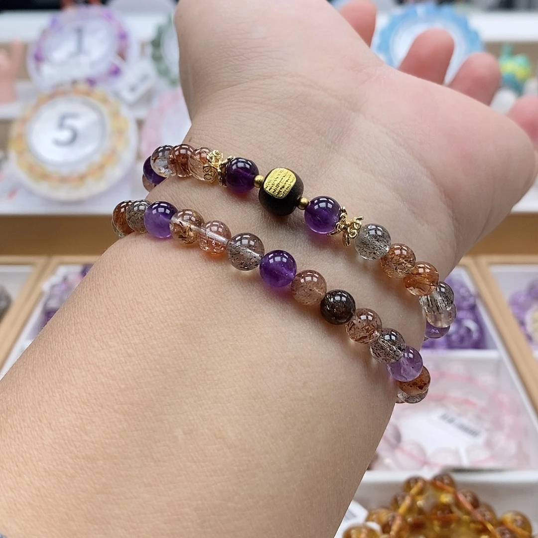 水晶手链未镶嵌超七水晶