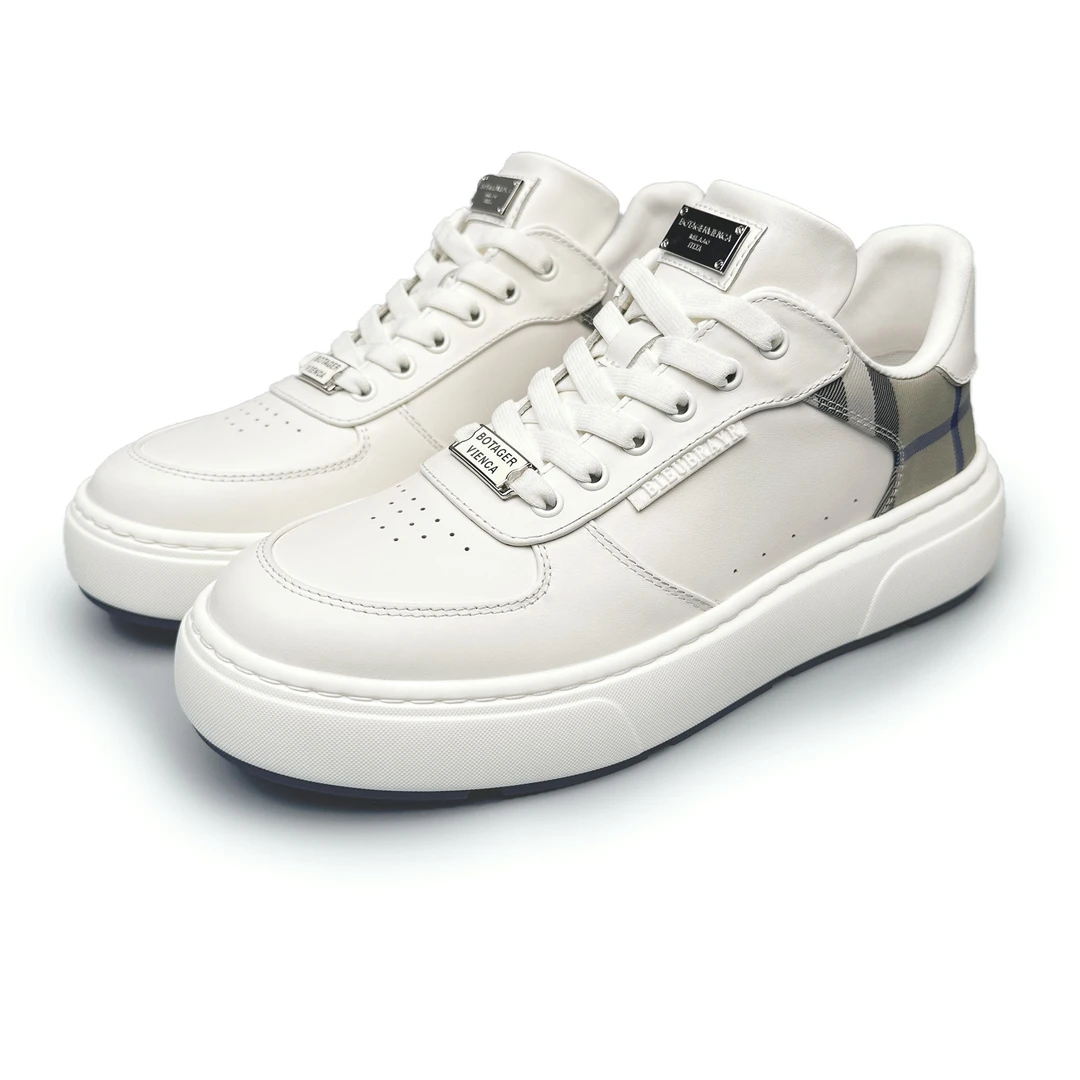 BIEUBRAYR/【春季新款】牛皮品质时尚百搭休闲软弹轻低帮运动鞋