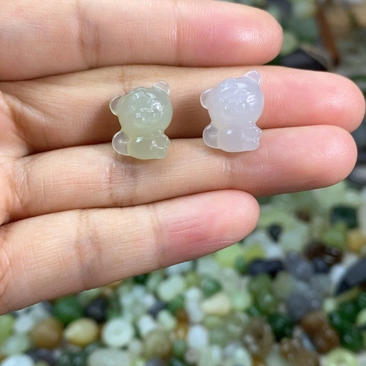 和田玉未镶嵌挂件49.9一个多样性发其一