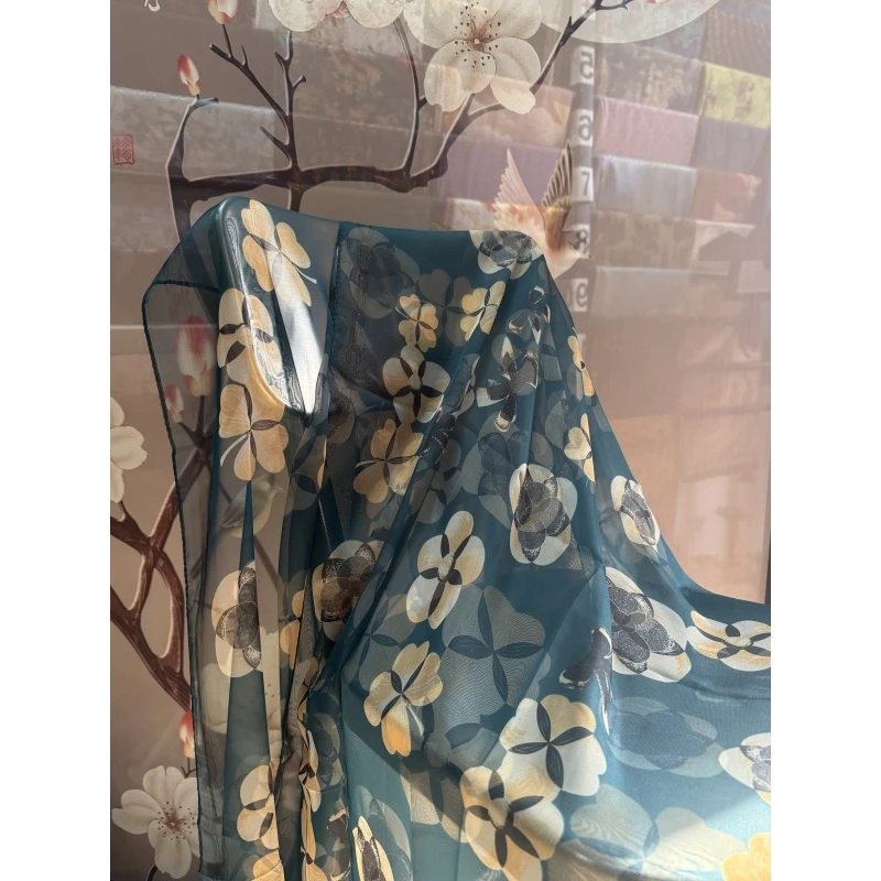 （931）新款时尚百搭洋气丝巾围巾披肩面料  布料