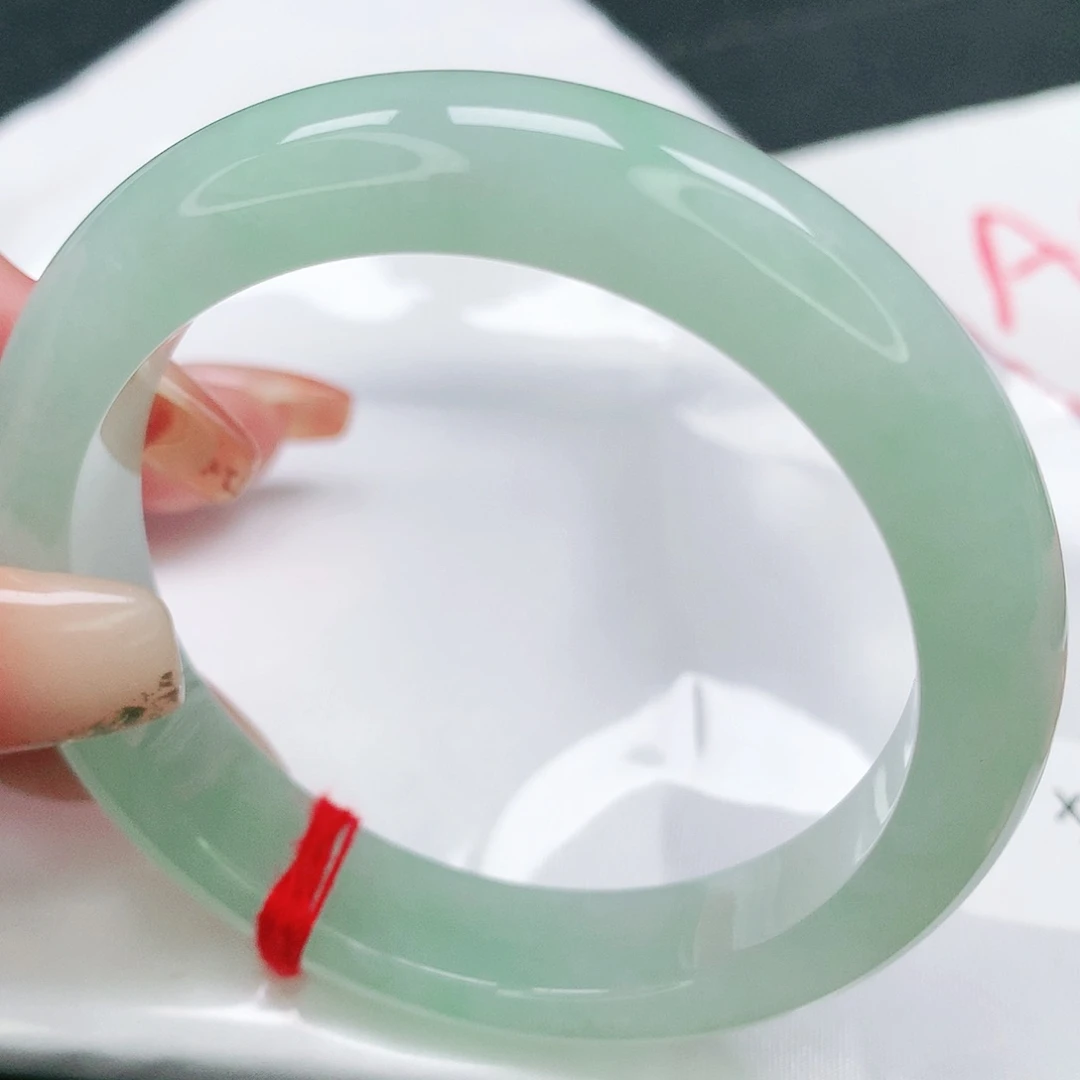 未镶嵌手镯翡翠完美冰晴绿030