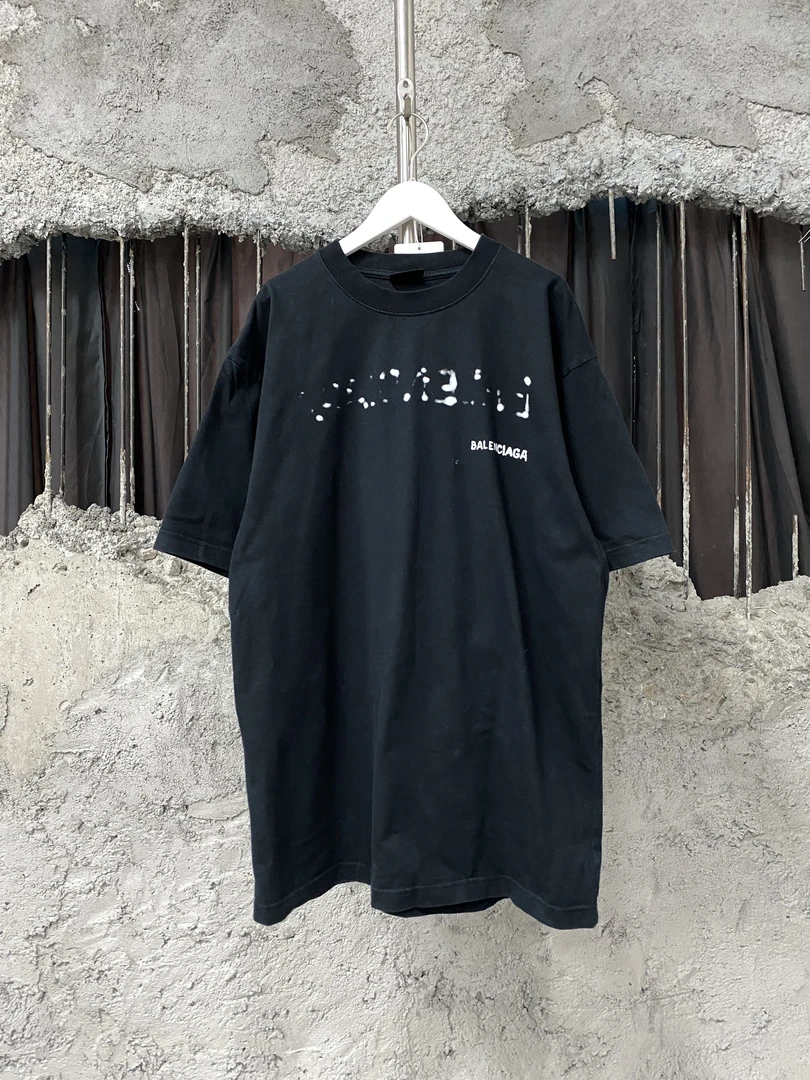 99新 Balenciaga/巴黎世家 涂鸦短袖/xs码