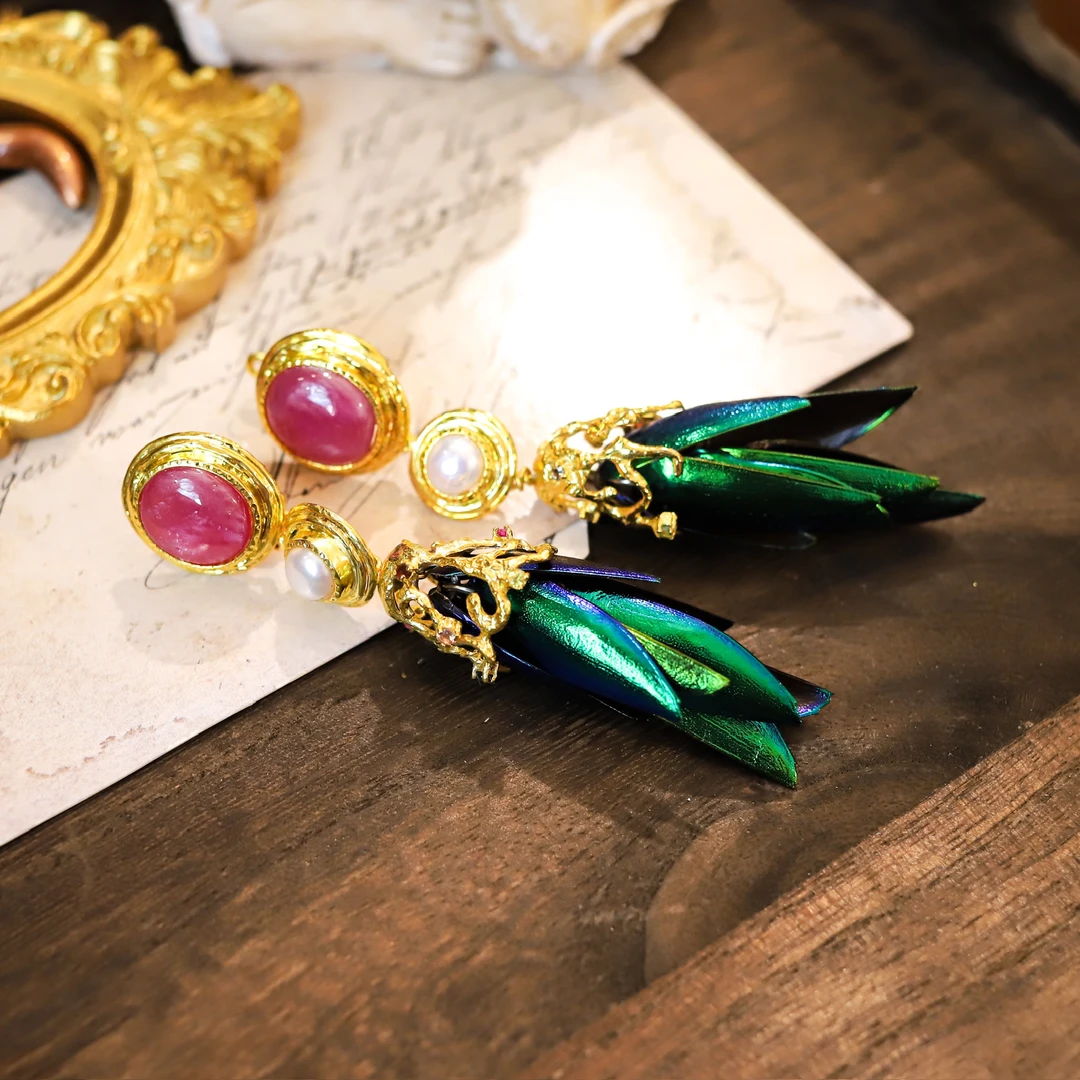 925银耳饰 意大利艺术家 作品耳饰 手工简约小众长款