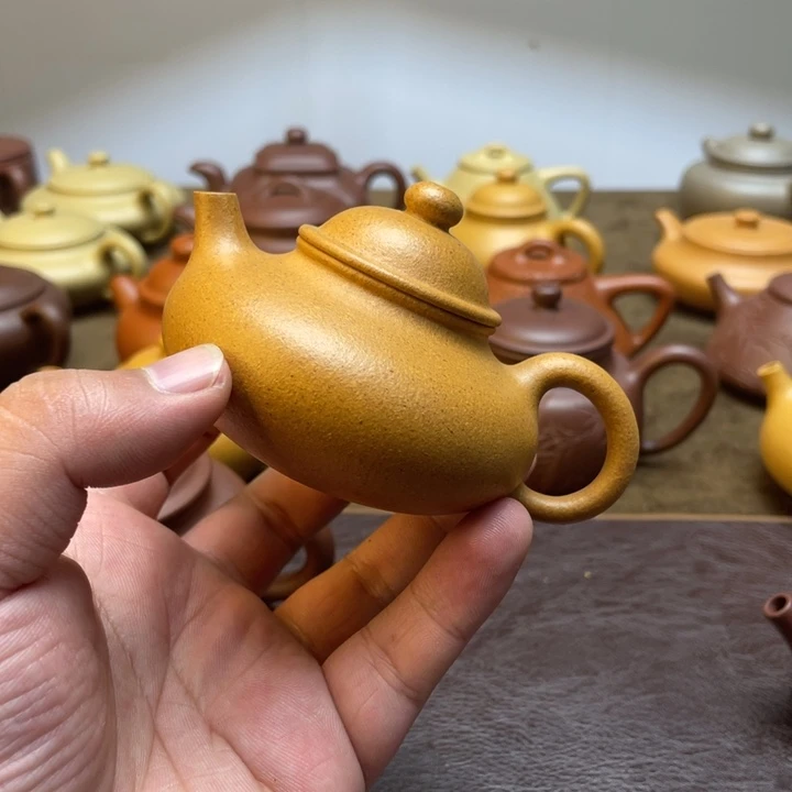 ****༒茶壶紫砂全手容天