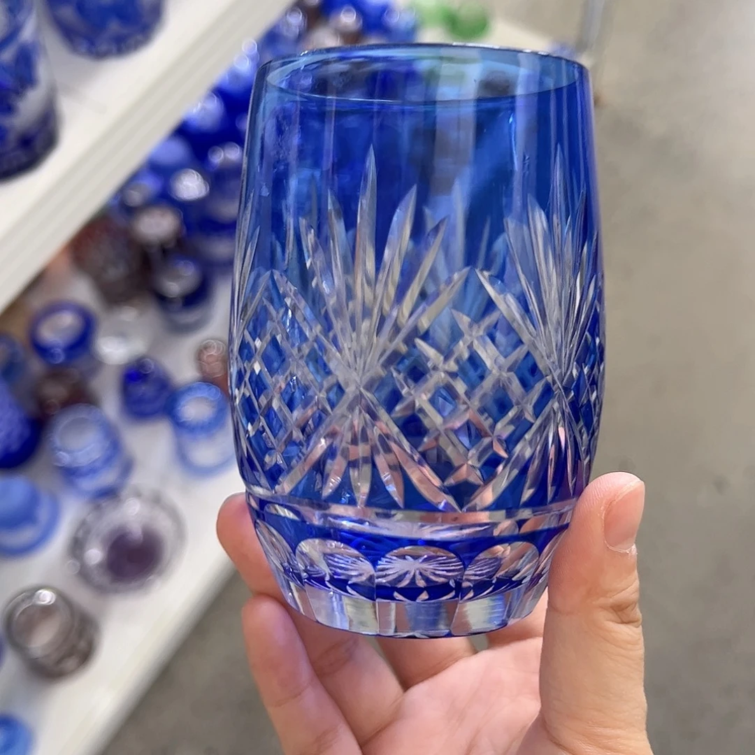 水晶玻璃高脚款微瑕一个