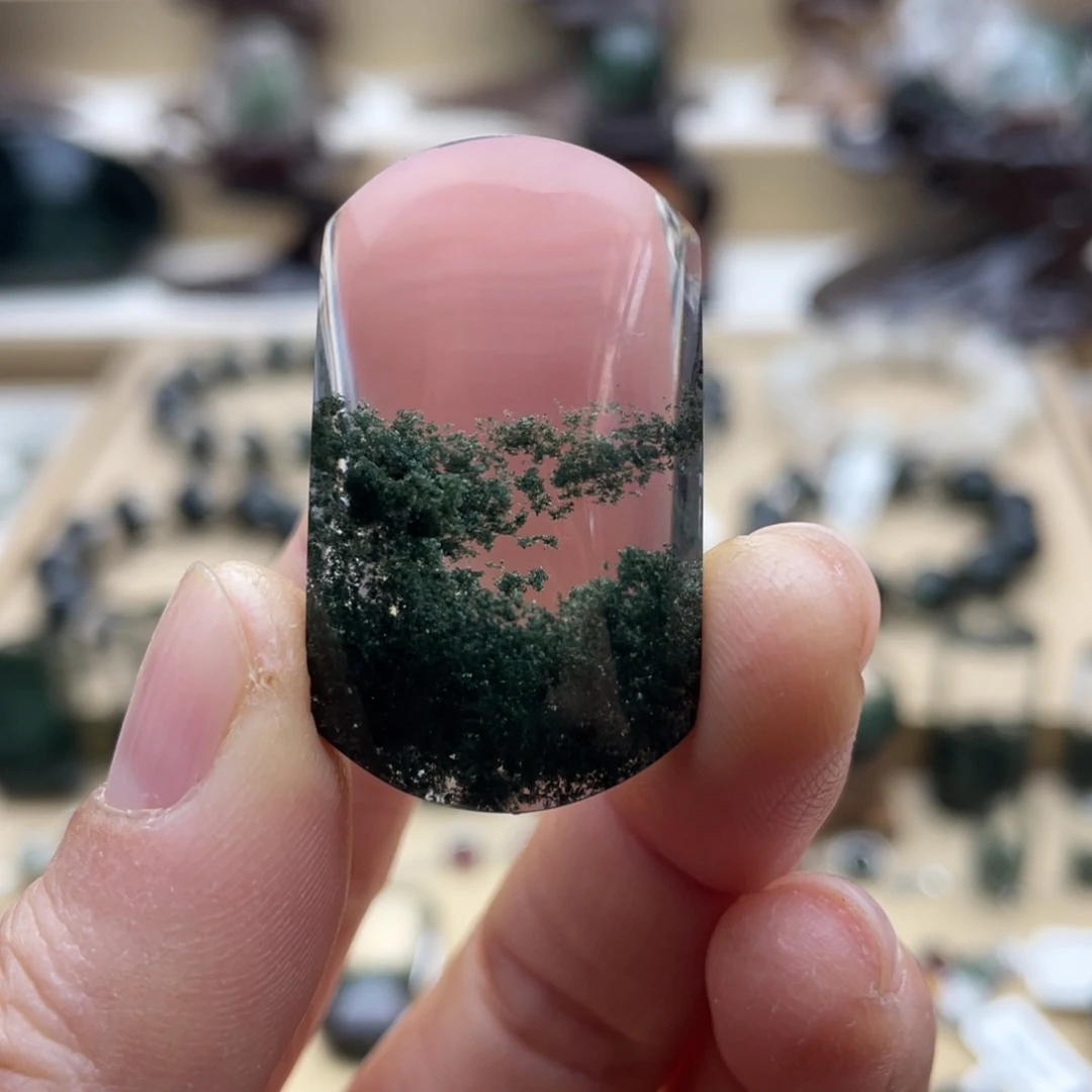 颈饰水晶未镶嵌绿幽灵无事牌