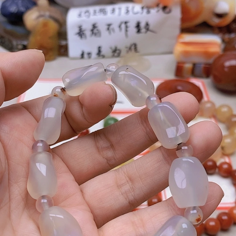 【闪购商品】未镶嵌玛瑙/玉髓珠宝半成品?*君