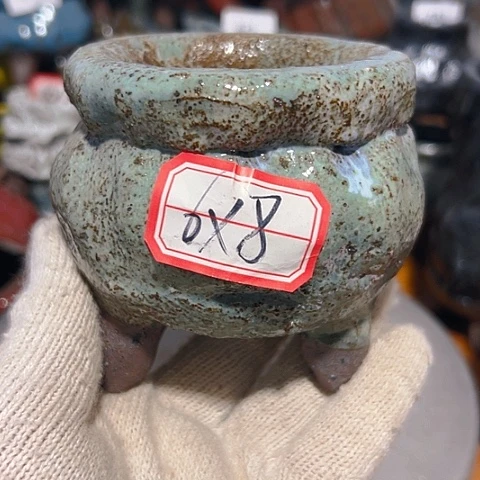 粗陶花盆手工花盆制作