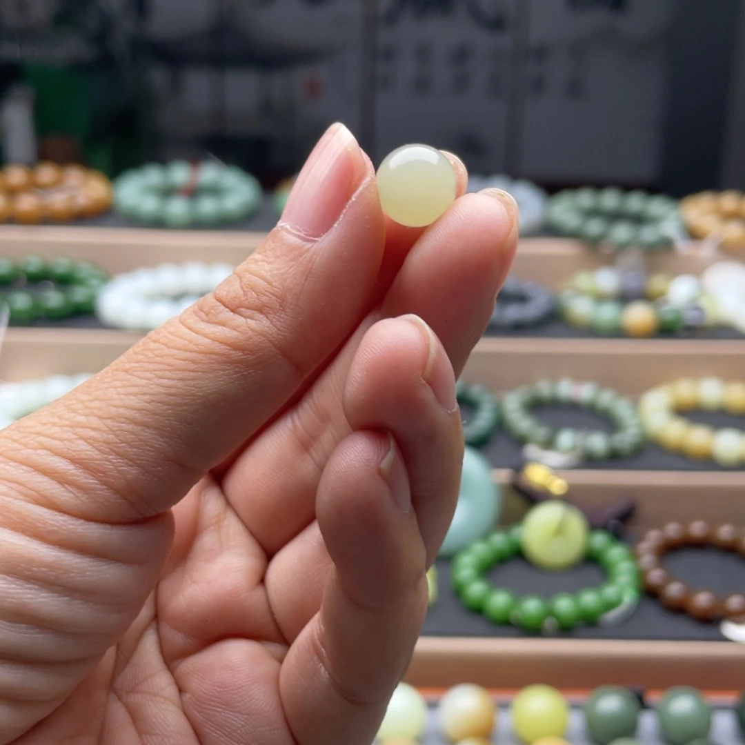 和田玉未镶嵌手链9.9