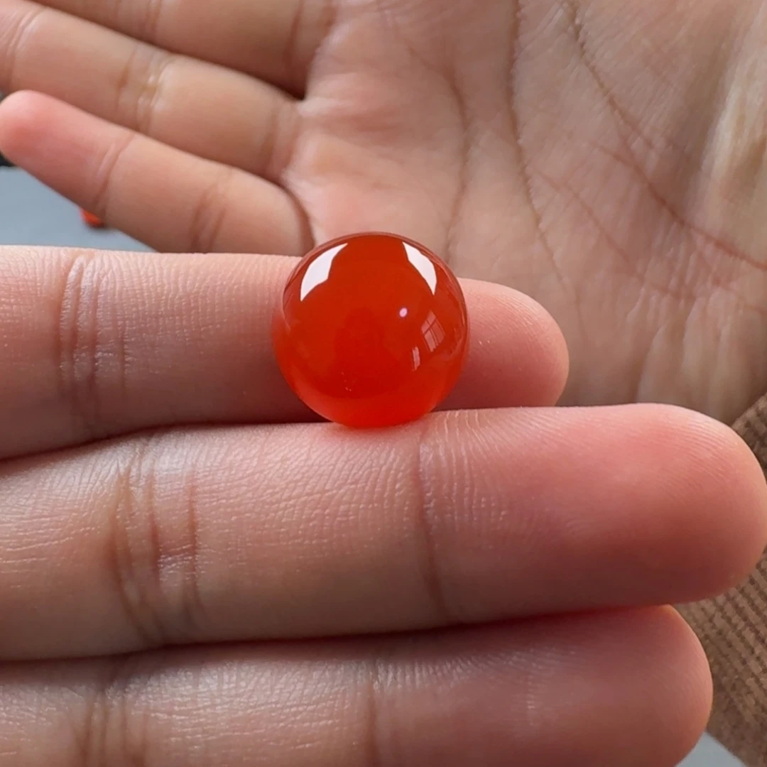 南红玛瑙未镶嵌戒面15.8mm
