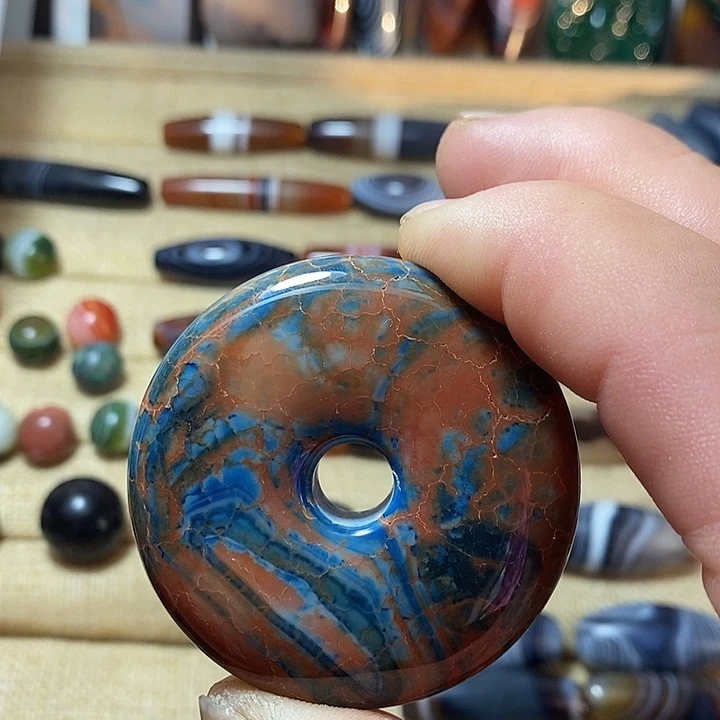 玛瑙/玉髓合金颈饰