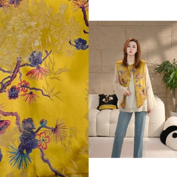 Miss.Z【金梅】新中式壶型醋酸马甲#m8065