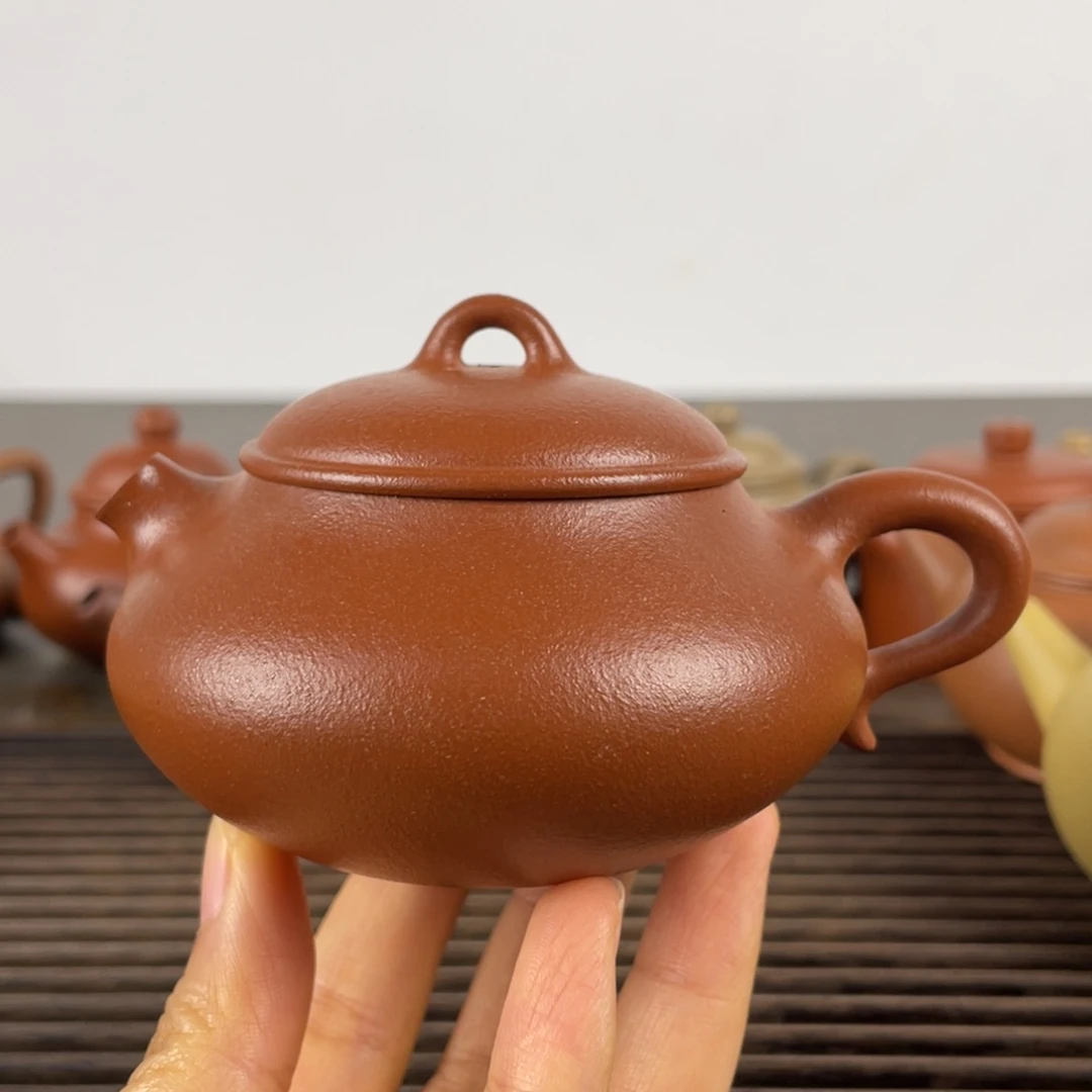 紫砂壶绝红降坡 150c 憨憨