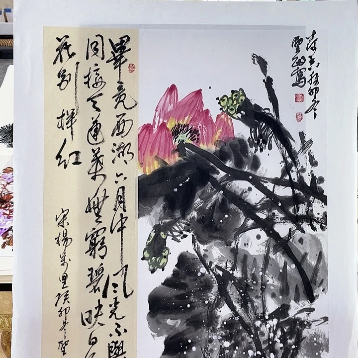 国画张圣敏先生纯手绘作品