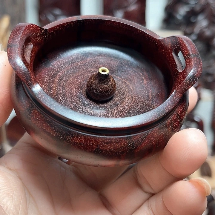 心***简檀香紫檀（小叶紫檀）小叶紫檀香插
