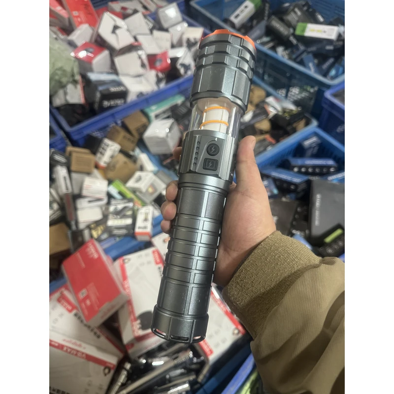 【微瑕一组电池】TH888【露营灯】多功能手电变焦强光远射手电筒
