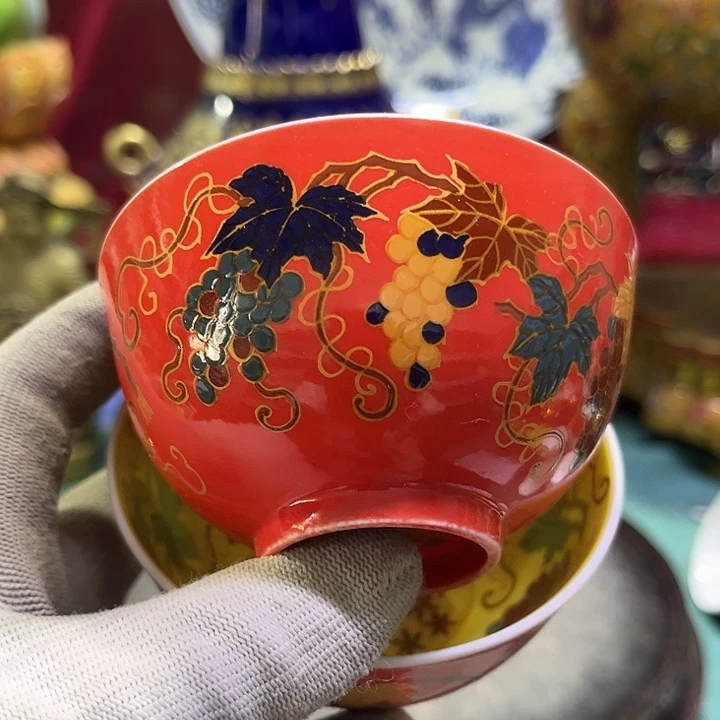 盖碗摆件摆件摆件瓷器