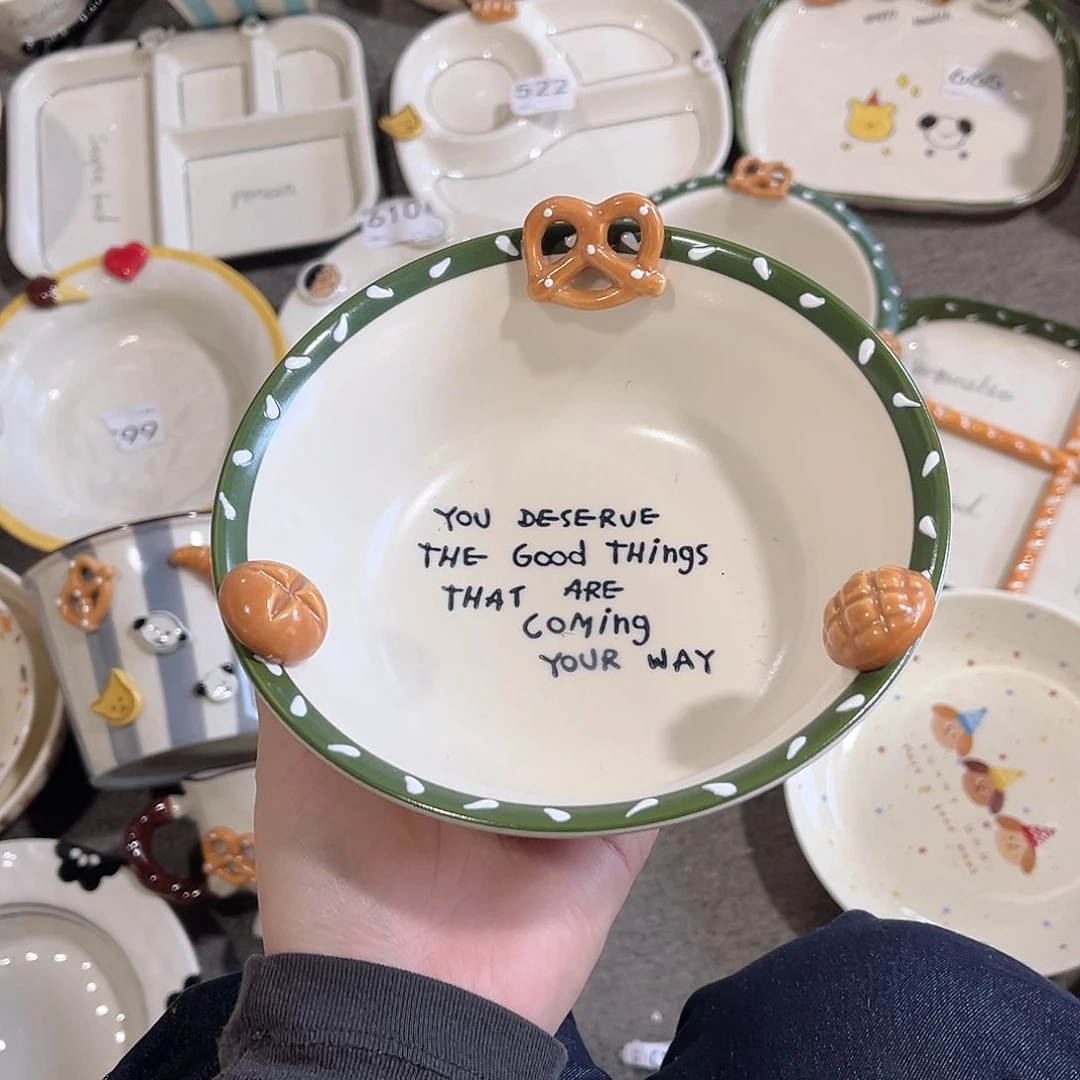 陶瓷6寸碱水结面碗陶瓷餐具系列