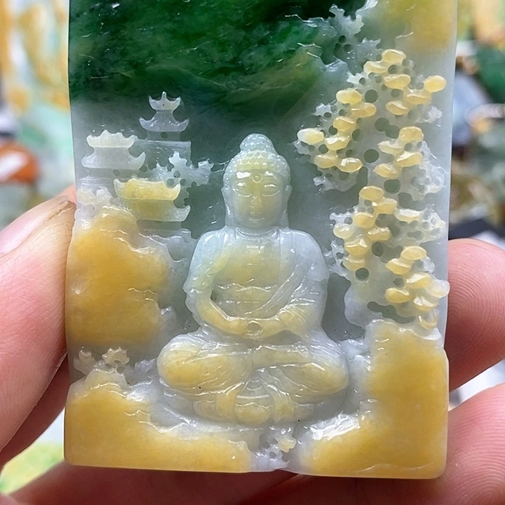 翡翠颈饰未镶嵌無**啦