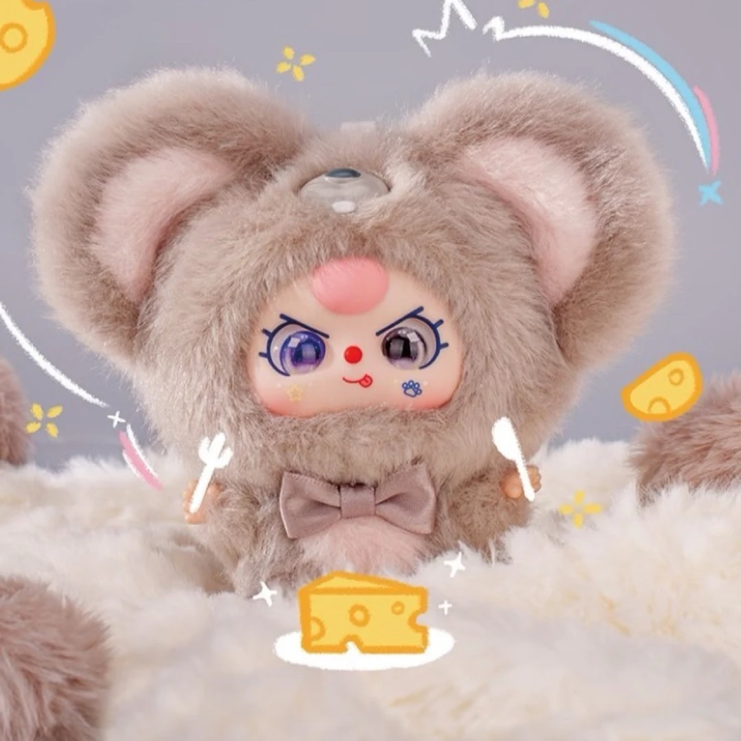 【浮浮代拆】娃三岁mini抱抱毛绒盲盒手办